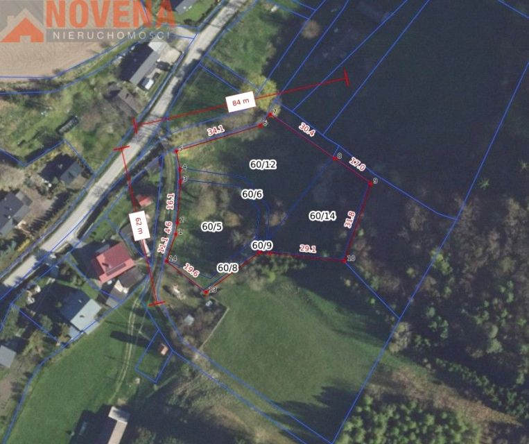 Działka budowlana Nowa Wieś Kłodzka