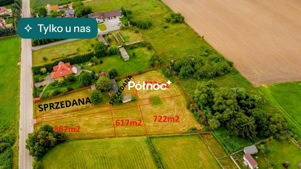 Działka budowlana Stare Kupiski