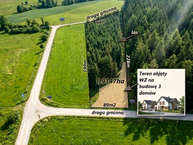 Działka budowlano-rolna Iwanki