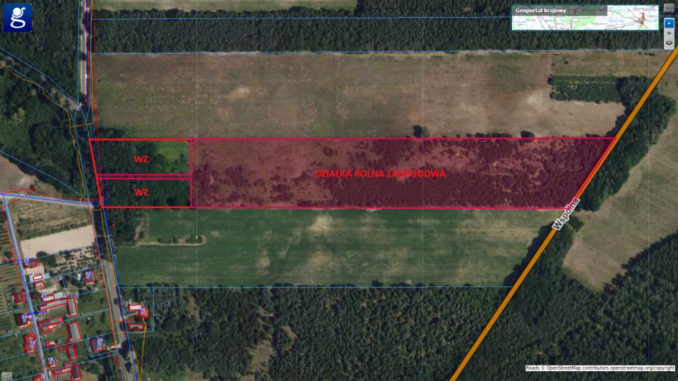 Działka budowlano-rolna Ulaski