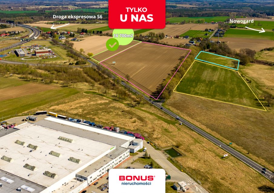 Działka usługowa Wojcieszyn