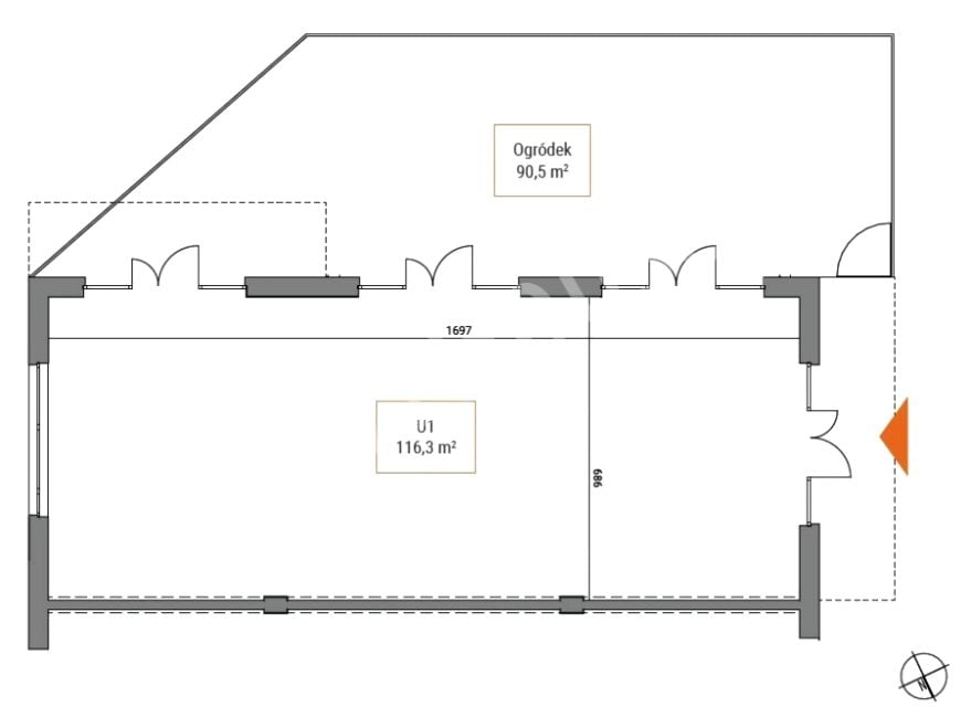 Wynajmę Lokal użytkowy Marki - 116 m²