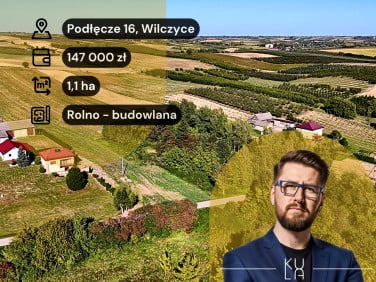 Działka budowlano-rolna Wilczyce