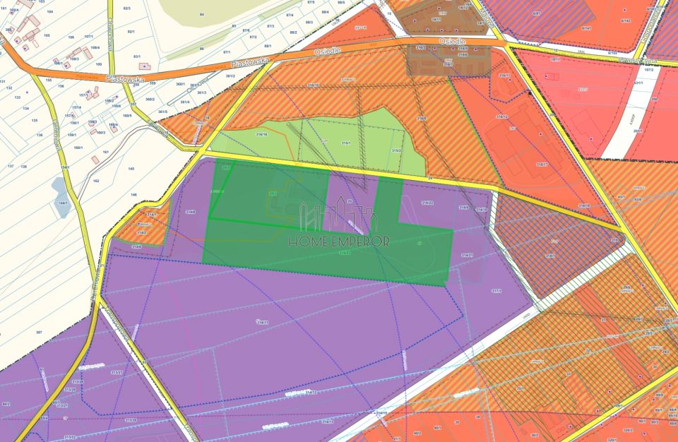 Działka usługowa Nowy Modlin