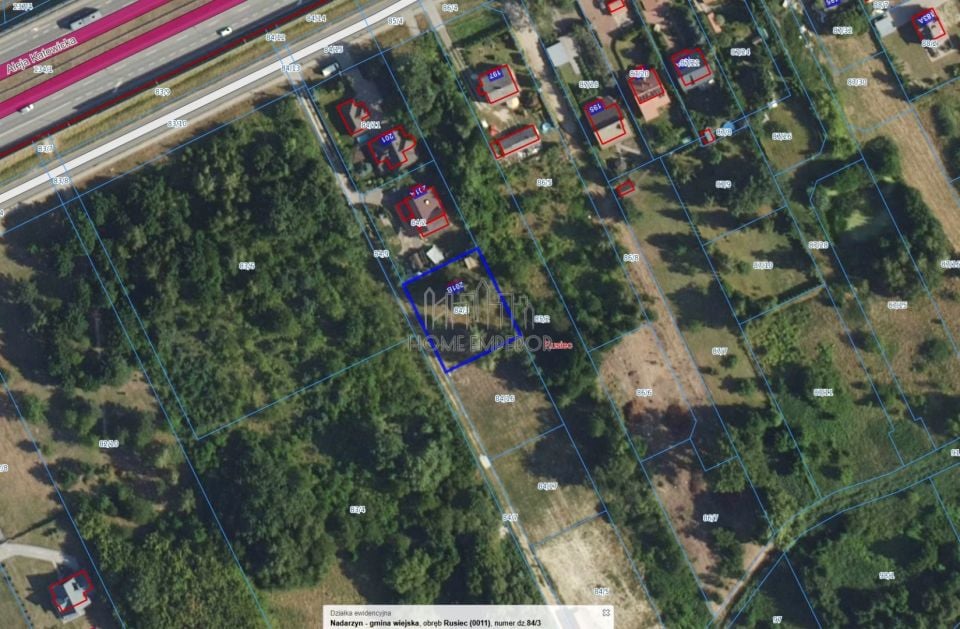 Pusta działka Rusiec