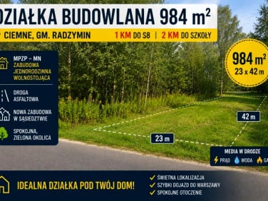 Działka budowlana Ciemne