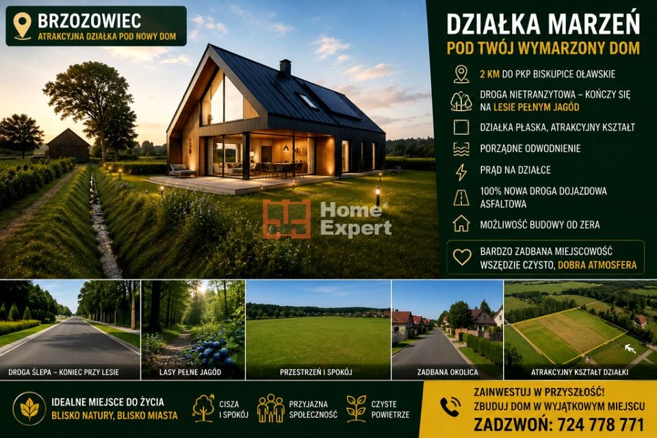 Działka budowlana Brzozowiec