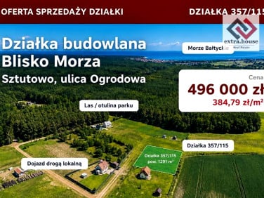Działka budowlana Sztutowo