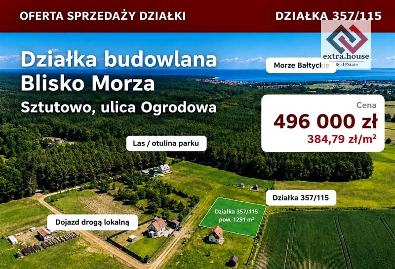 Działka budowlana, ul. Ogrodowa