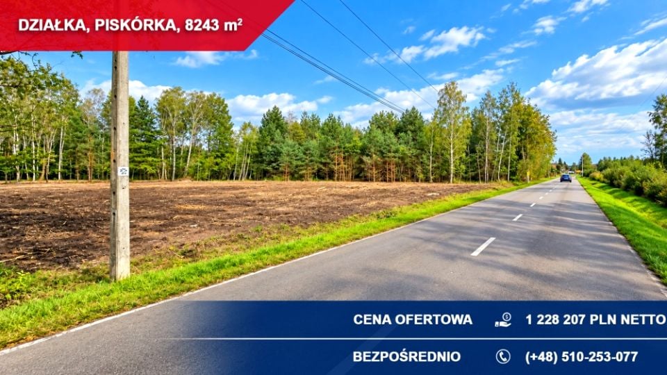 Działka budowlana Piskórka