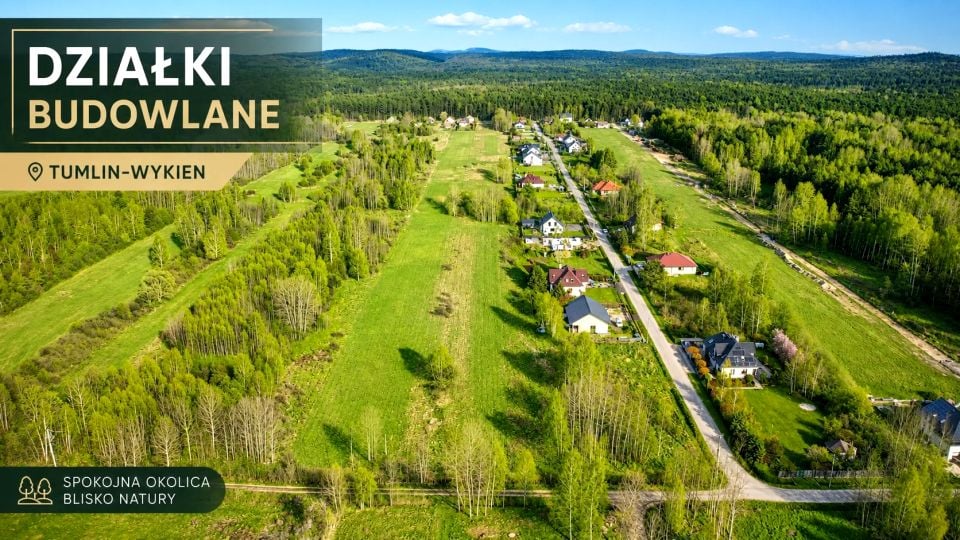 Działka budowlana Tumlin-Wykień