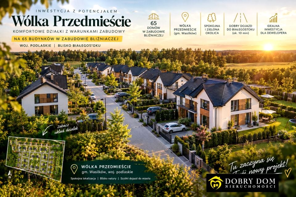 Działka budowlana Wólka-Przedmieście