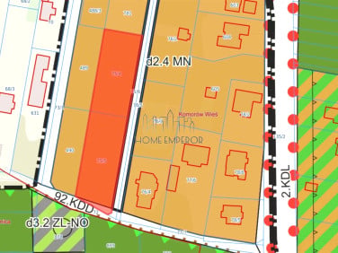Działka budowlana Komorów