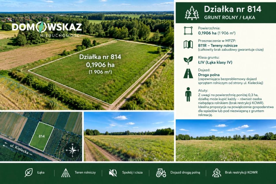 Działka leśna Jaworznik