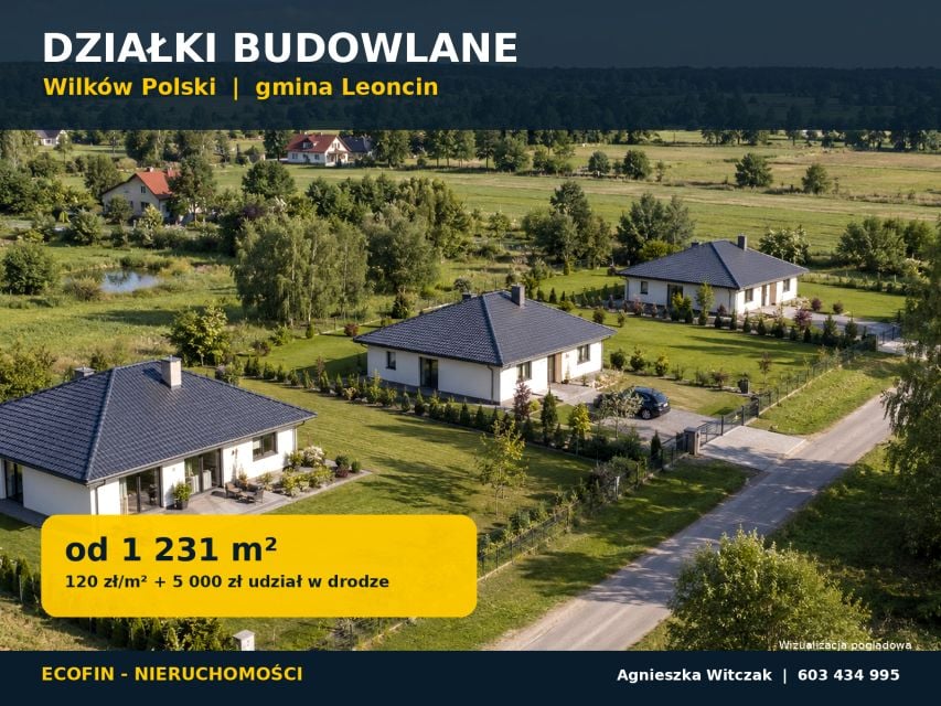 Działka budowlana Wilków Polski