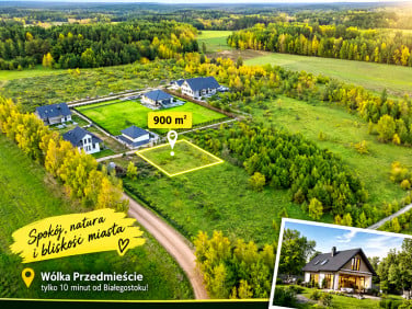Działka przy lesie