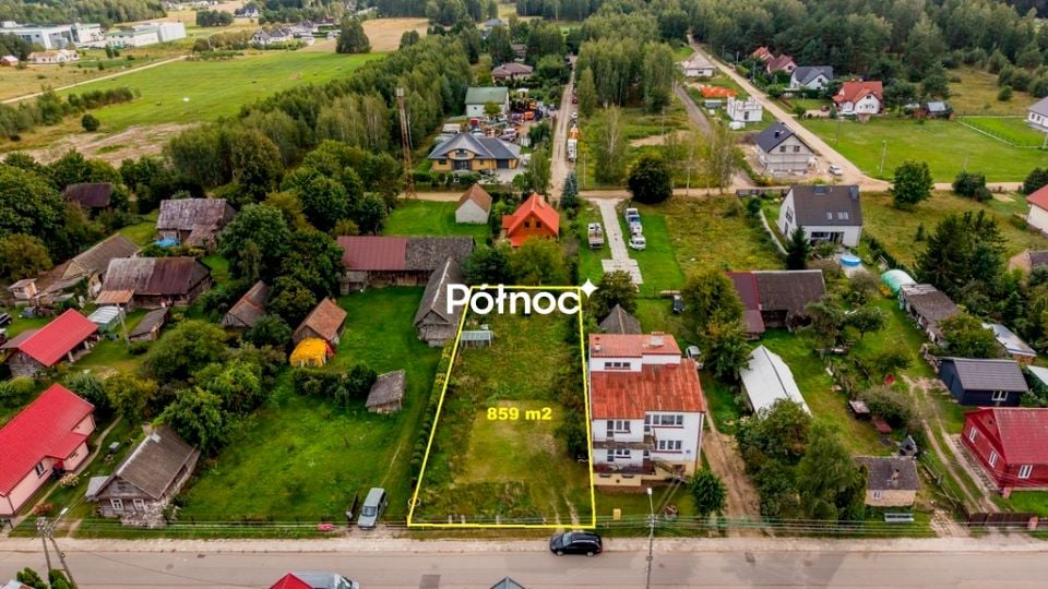Działka przy lesie