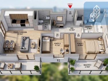 Mieszkanie apartamentowiec Warszawa