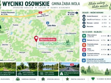 Działka budowlana Wycinki Osowskie