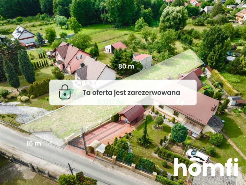 Ogrodzona działka sprzedam