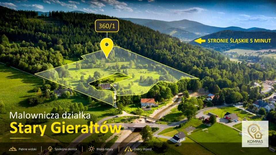 Działka budowlano-rolna Stary Gierałtów