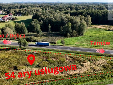 Działka usługowa Pogórska Wola