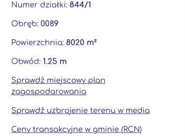 Działka rolno-leśna Borki Nizińskie sprzedam