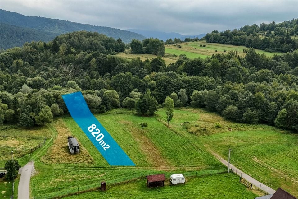 Działka leśna Jeleśnia