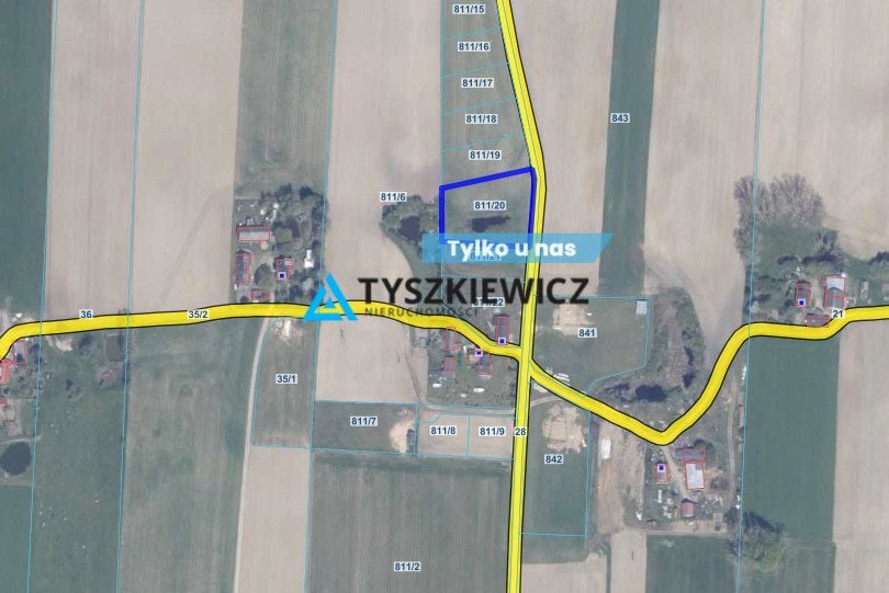 Działka budowlana Wysin