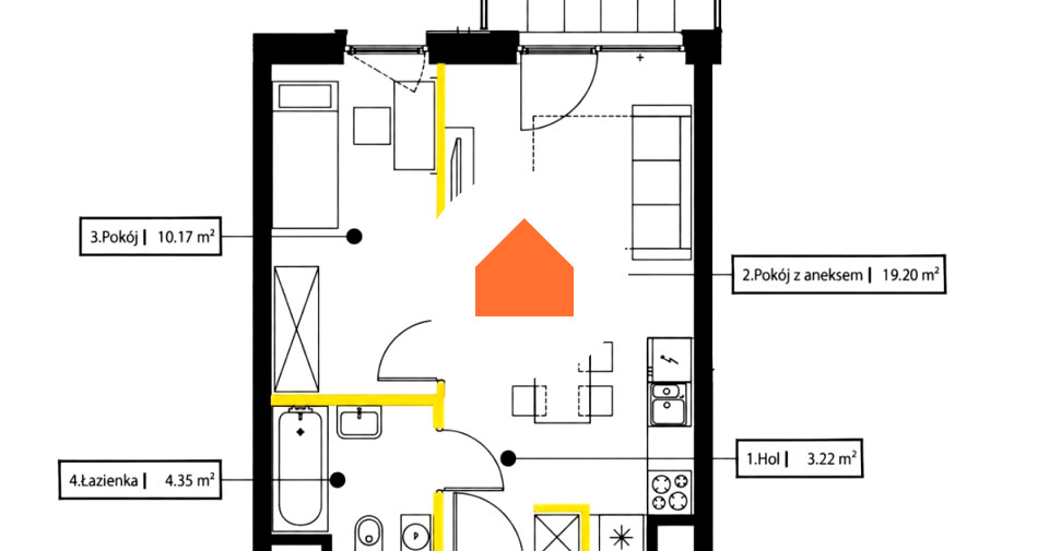 Apartament, ul. Cybernetyki