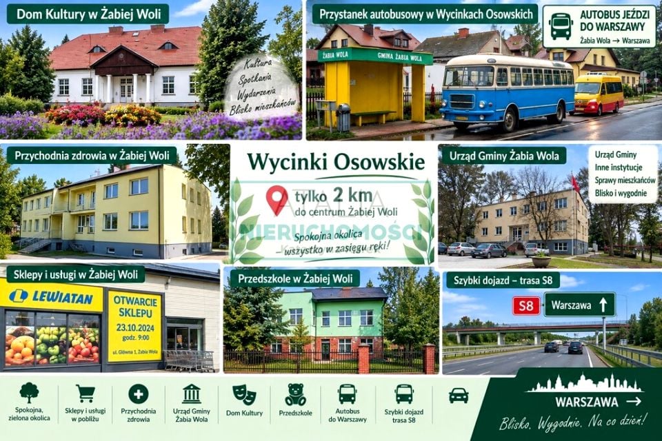 Działka budowlana Wycinki Osowskie