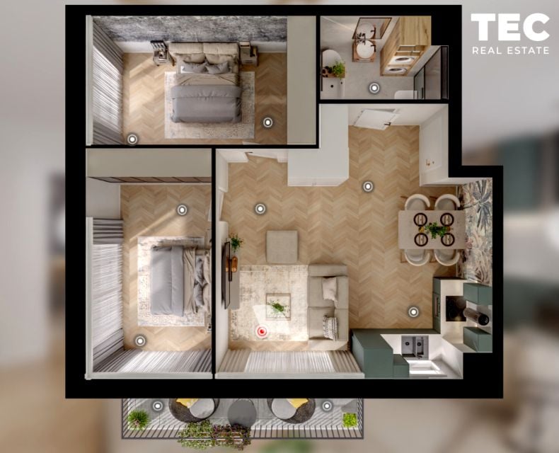 Apartament, ul. Mikusińskiego