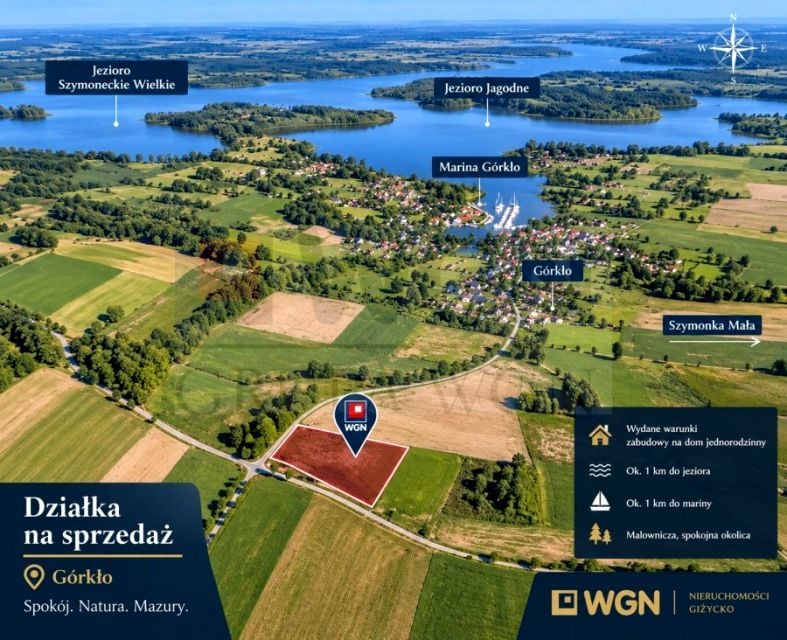 Działka budowlana Górkło