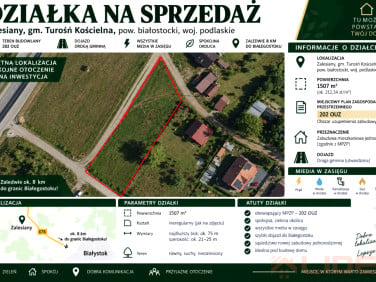 Działka budowlana Zalesiany
