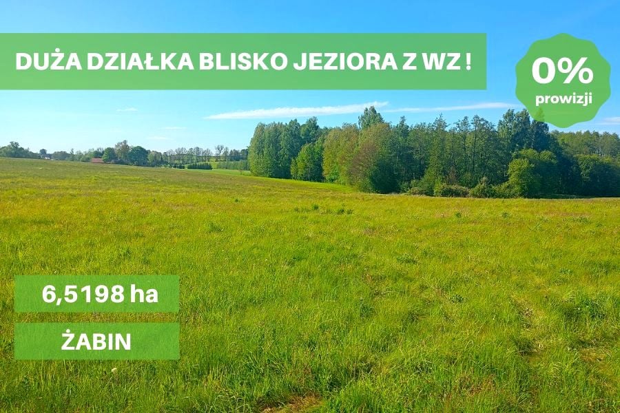 Działka budowlano-rolna Żabin