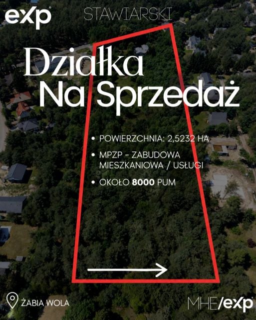 Działka usługowa Wycinki Osowskie