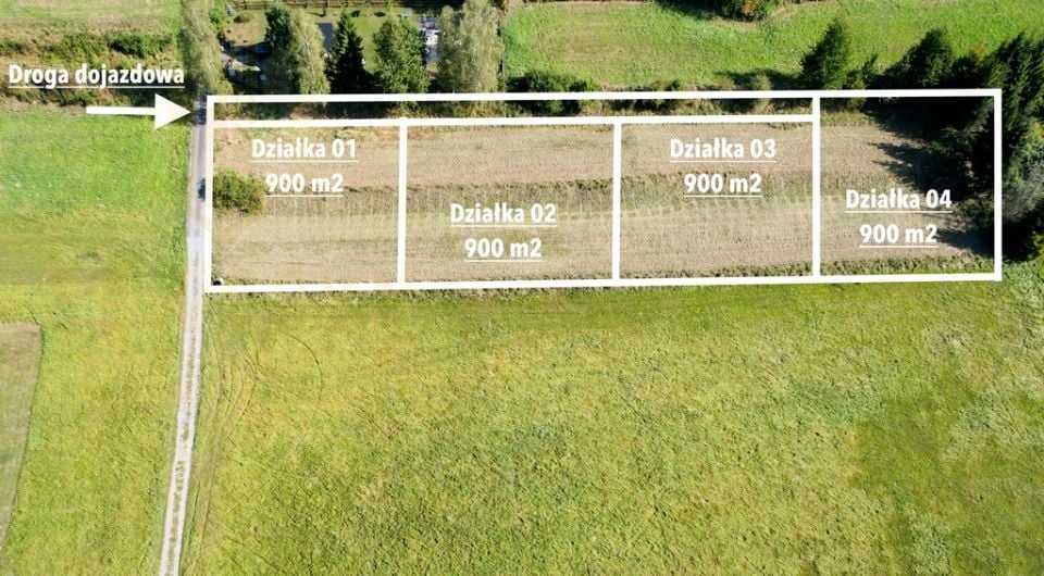 Działka rekreacyjna Wieprz