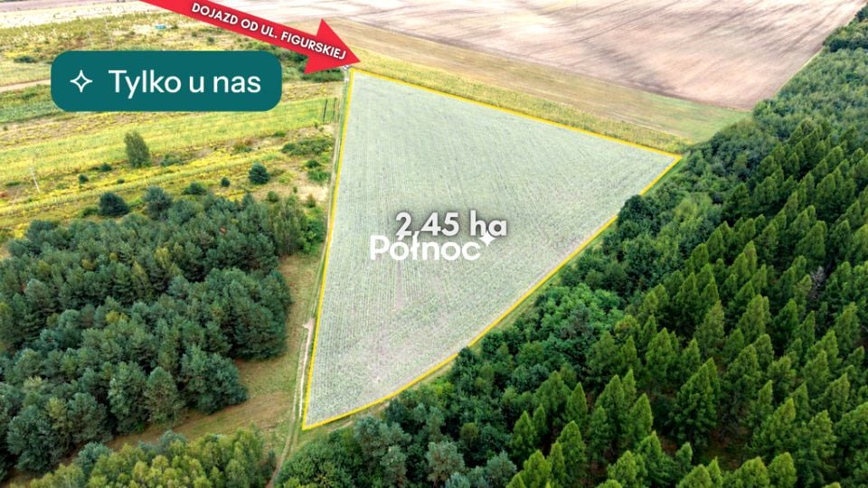 Działka rolna Zagórze