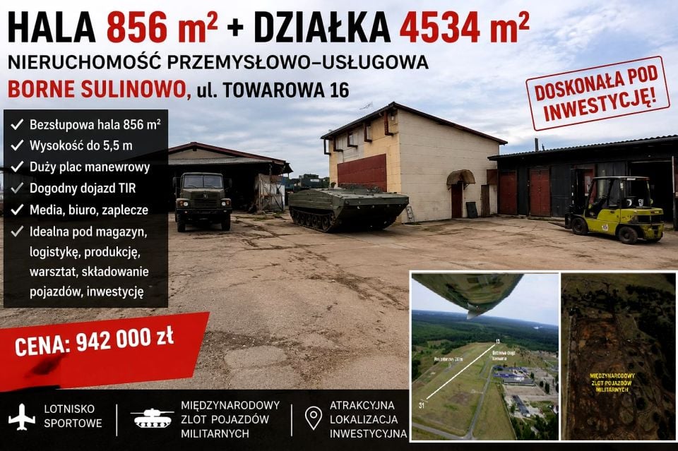 Budynek użytkowy Borne Sulinowo