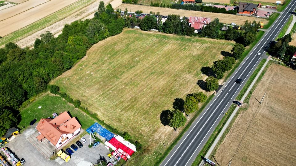Działka inwestycyjna Maszków