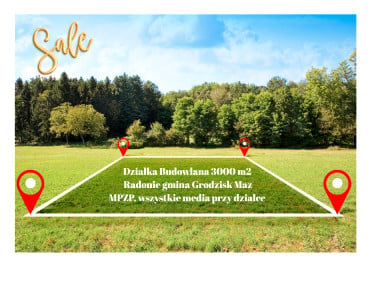 Działka przy lesie