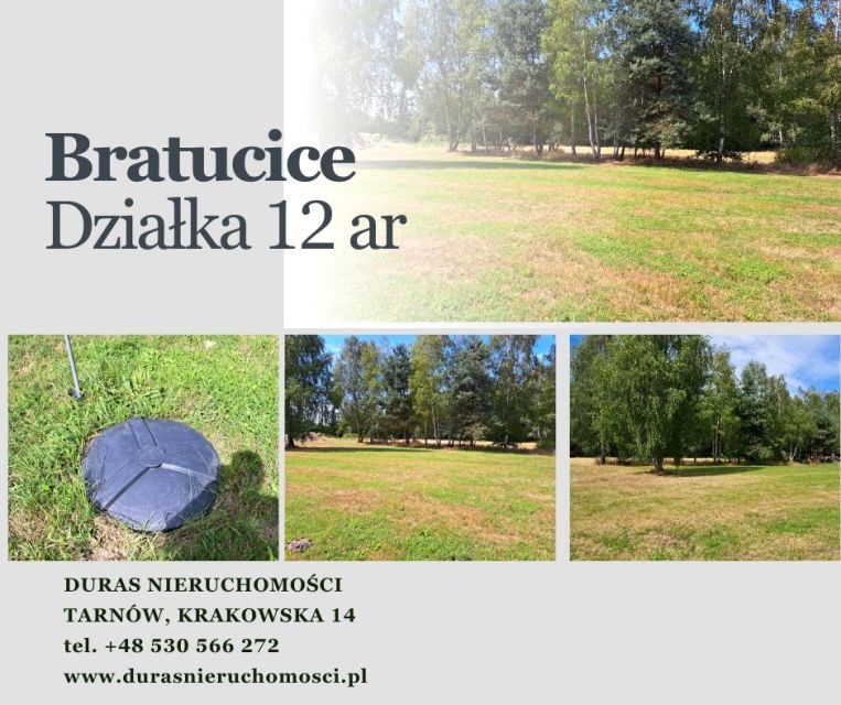 Działka budowlana Bratucice