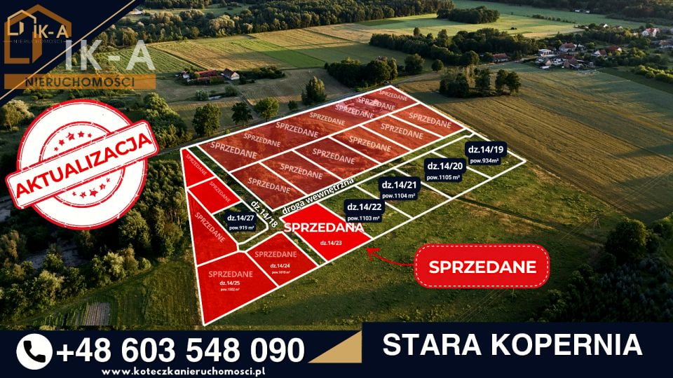 Działka budowlana Stara Kopernia