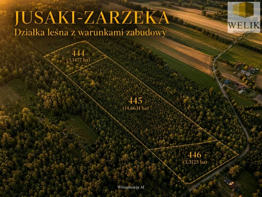 Działka jusaki