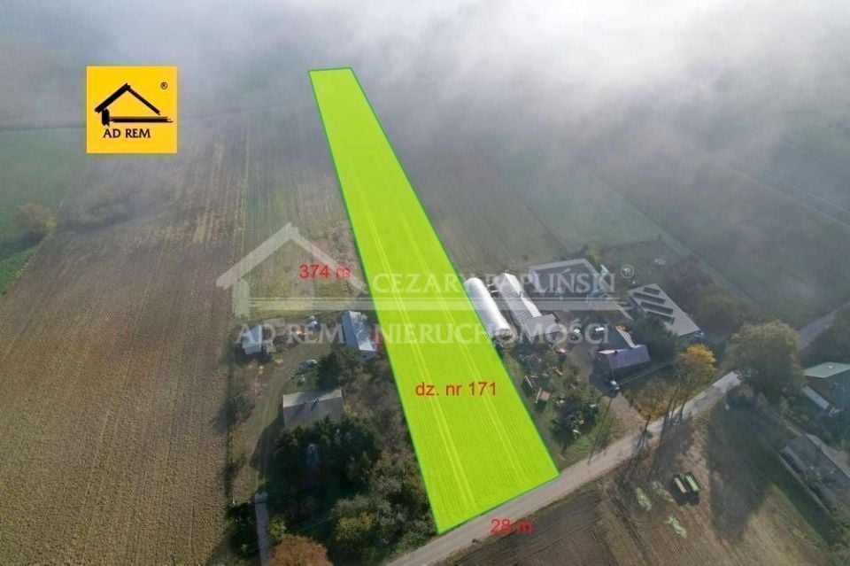 Działka budowlana Zezulin Niższy