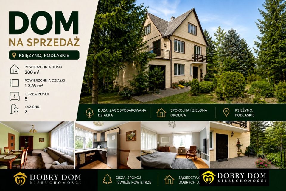 Dom Księżyno sprzedaż