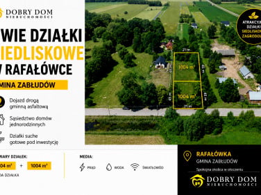 Działka budowlano-rolna Rafałówka sprzedam