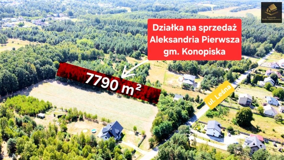 Pusta działka Aleksandria