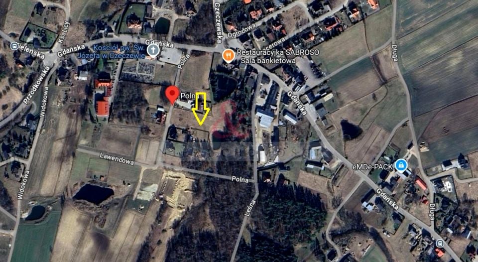 Sprzedam działkę Czeczewo - 998 m²