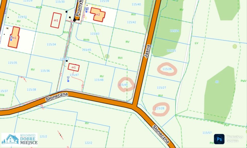 Sprzedam działkę Kruszyn - 987 m²